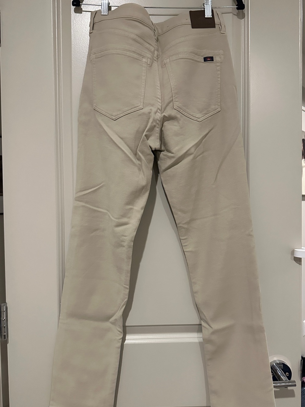 Faherty Men's Light Beige Slim Straight Jeans
